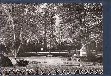[Ansichtskarte] AK Luckenwalde Stadtpark 1959. 