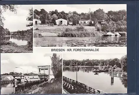 [Ansichtskarte] AK Briesen Kr. Fürstenwalde 4.Ansichten Am Kersdorfer See - An der Kersdorfer Schleuse 1981. 