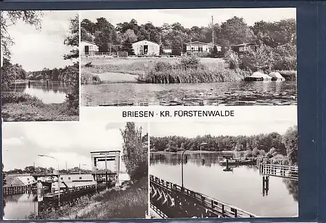 [Ansichtskarte] AK Briesen Kr. Fürstenwalde 4.Ansichten Am Kersdorfer See - An der Kersdorfer Schleuse 1983. 