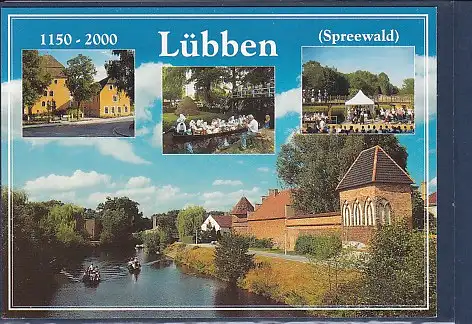 [Ansichtskarte] AK 1150-2000 Lübben ( Spreewald) 4.Ansichten  2000. 