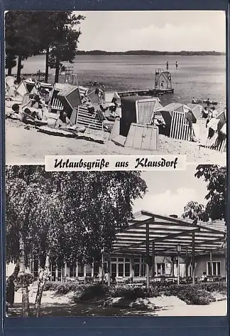[Ansichtskarte] AK Urlaubsgrüße aus Klausdorf 2.Ansichten 1971. 