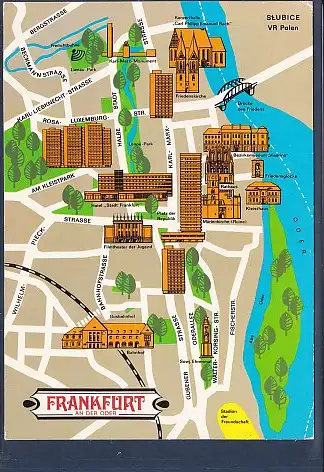 [Ansichtskarte] AK Karte Frankfurt an der Oder 1981. 