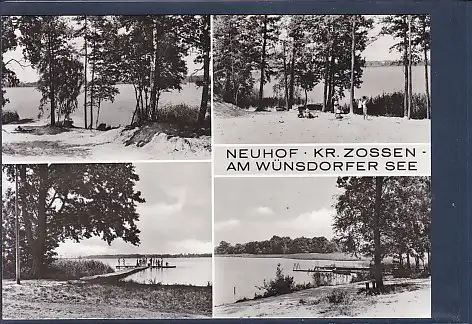 [Ansichtskarte] AK Neuhof Kr. Zossen Am Wünsdorfer See 4.Ansichten 1981. 