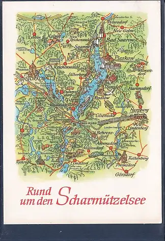 [Ansichtskarte] AK Karte Rund um den Scharmützelsee 1979. 