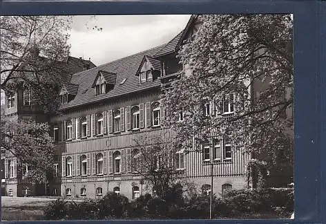 [Ansichtskarte] AK Sanatorium für funktionelle Herz Keislauferkrankung Belzig Haupthaus Seitenflügel 1985. 