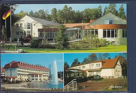 [Ansichtskarte] AK Brandenburg Klinik Waldsiedlung Bernau 3.Ansichten 1990. 