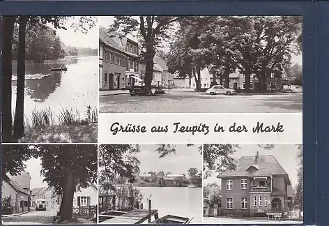 [Ansichtskarte] AK Grüss aus Teupitz in der Mark 5.Ansichten 1983. 