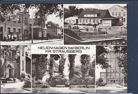 [Ansichtskarte] AK Neuenhagen bei Berlin Kr. Strausberg 5.Ansichten Ernst Thälmann Straße - Kulturhaus - Krankenhaus 1982. 