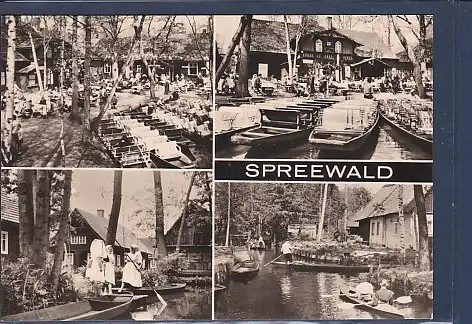 [Ansichtskarte] AK Spreewald 4.Ansichten 1970. 