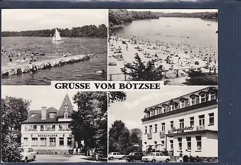 [Ansichtskarte] AK Grüsse vom Bötzsee 4.AnsichtenEggersdorf b. Strausberg 1973. 