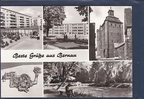 [Ansichtskarte] AK Beste Grüße aus Bernau 5.Ansichten 1981. 