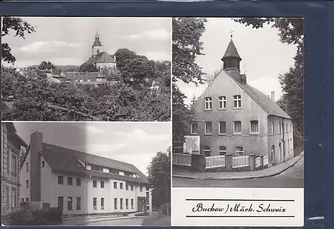 [Ansichtskarte] AK Buckow / Märk. Schweiz 3.Ansichten Evang. Kirche - Theol Seminar des Bundes Evang. Freikirchlicher Gemeinden 1989. 