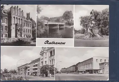 [Ansichtskarte] AK Rathenow 5.Ansichten 1982. 