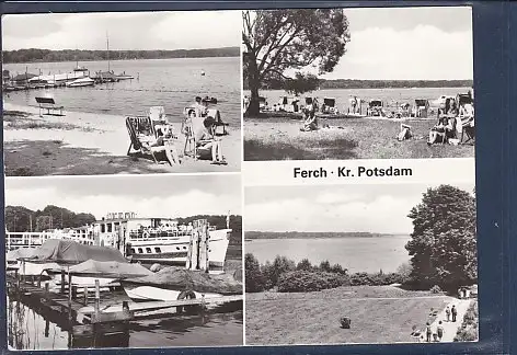[Ansichtskarte] AK Ferch Kr. Potsdam 4.Ansichten Am Schwielowsee 1988. 