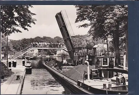 [Ansichtskarte] AK Woltersdorf b. Erkner Schleuse 1963. 