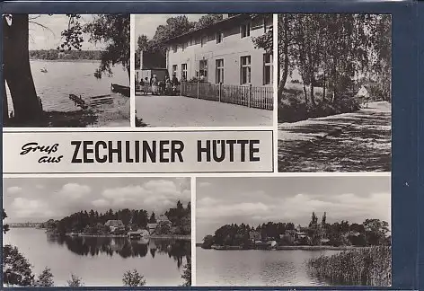 [Ansichtskarte] AK Gruß aus Zechliner Hütte 5.Ansichten 1966. 