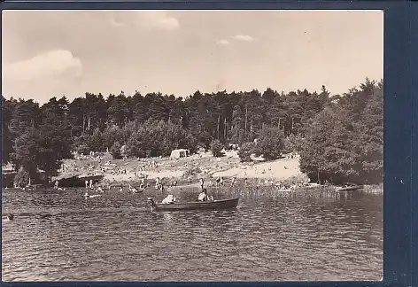 [Ansichtskarte] AK Lychen Campingplatz am Wurlsee 1969. 