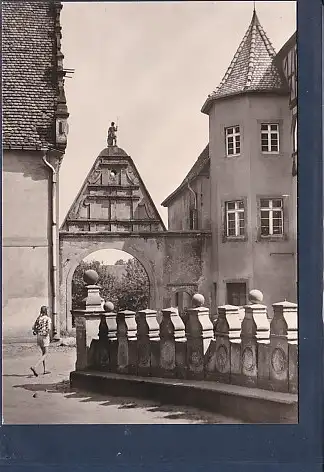 [Ansichtskarte] AK Wiesenburg ( Kr. Belzig) Schloßportal ( Männekentor) 1975. 