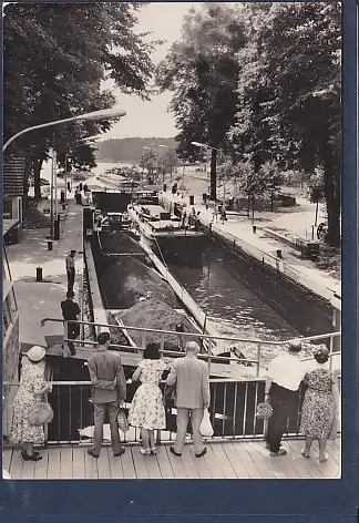 [Ansichtskarte] AK Woltersdorf b. Erkner Schleuse 1964. 