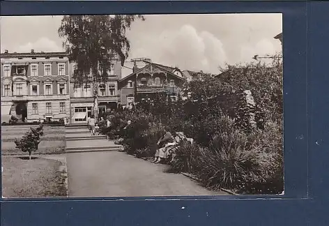 [Ansichtskarte] AK Eberswalde Parkanlag an der Friedr. Ebert Str. 1961. 