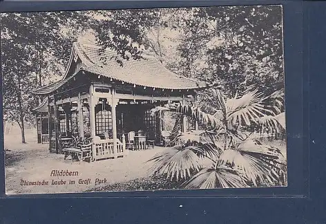 [Ansichtskarte] AK Altdöbern Chinesische Laube im Gräfl. Park 1920. 