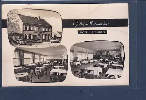 [Ansichtskarte] AK Gasthof am Motzener See Hotel u. Pension 3.Ansichten Motzen Kr. Königs Wusterhausen 1970. 