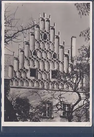 [Ansichtskarte] AK Mühlberg ( Elbe) Nordgiebel der Probstei 1531 1953. 