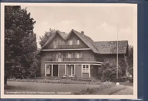 [Ansichtskarte] AK Erholungsheim der Deutschen Postgewerkschaft Vorderansicht. 
