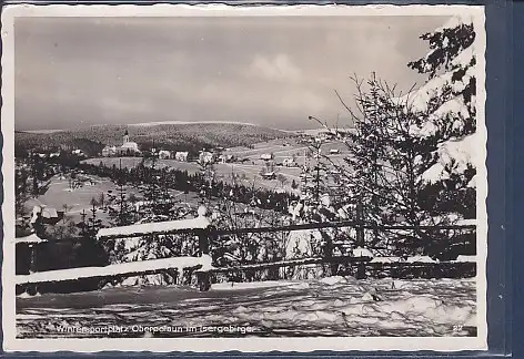 [Ansichtskarte] AK Wintersportplatz Oberpolaun im Isergebirge 1940. 