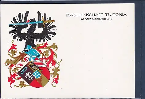 [Ansichtskarte] AK Burschenschaft Teutonia im Schwarzburgbund Nürnberg Ebenseestr. 19 ( Teutonenhaus). 