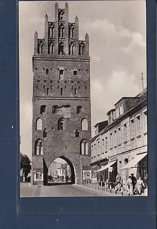 [Ansichtskarte] AK Demmin Luisentor 1958. 