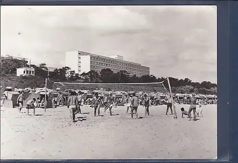 [Ansichtskarte] AK Ostseebad Zinnowitz Feriendienst IG Wismut Blick zum Ferienheim Roter Oktober 1983. 