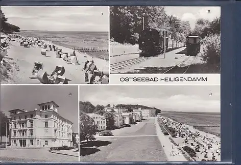 [Ansichtskarte] AK Ostseebad Heiligendamm 4.Ansichten Zwei Molly begegnen sich - Sanatorium für Werktätige Haus Berlin 1974. 