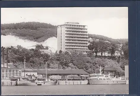 [Ansichtskarte] AK Sassnitz ( Rügen) Blick vom Hafen zum Rügen Hotel 1979. 