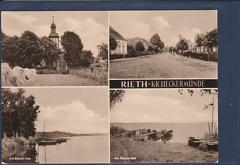 [Ansichtskarte] AK Rieth Kr. Ueckermünde 4.Ansichten Am Blauen See 1972. 