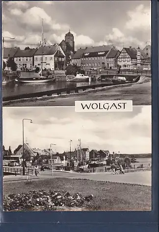 [Ansichtskarte] AK Wolgast 2.Ansichten Am Hafen 1973. 