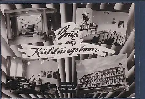 [Ansichtskarte] AK Gruß aus Kühlungsborn Erholungsheim Georgij Dimitroff 4.Ansichten 1963. 