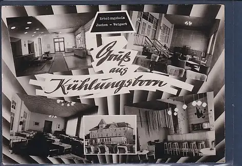 [Ansichtskarte] AK Gruß aus Kühlungsborn Erholungsheim Jochen Weigert 5.Ansichten 1963. 
