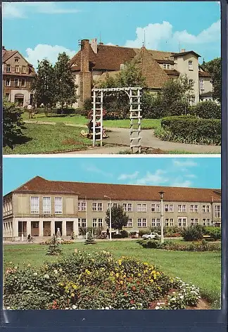 [Ansichtskarte] AK Torgelow 2.Ansichten Blick zum Rathaus - Postamt am Platz des Friedens 1975. 