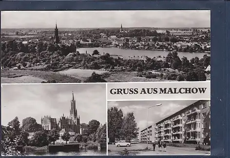 [Ansichtskarte] AK Gruss aus Malchow  3.Ansichten 1977. 