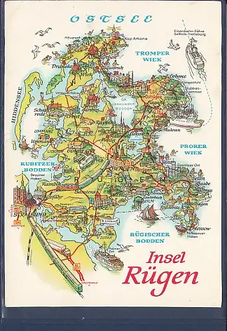 [Ansichtskarte] AK Karte Insel Rügen 1982. 