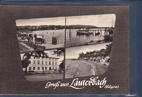 [Ansichtskarte] AK Gruß aus Lauterbach ( Rügen) 4.Ansichten 1966. 