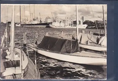 [Ansichtskarte] AK Rostock Blick zum alten Hafen 1977. 