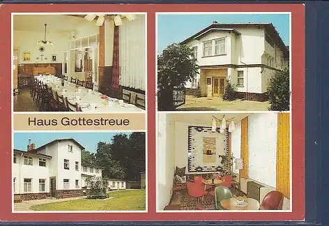 [Ansichtskarte] AK Haus Gottestreue 4.Ansichten Ostseebad Zinnowitz Kindererholungsheim Haus Gottestreue 1988. 