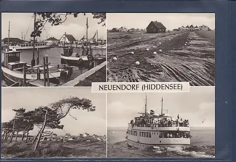[Ansichtskarte] AK Neuendorf ( Hiddensee) 4.Ansichten 1974. 