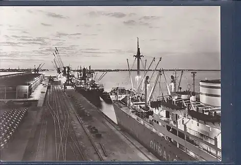 [Ansichtskarte] AK Rostock Überseehafen 1966. 