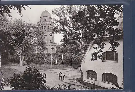[Ansichtskarte] AK Bergen ( Rügen) Rugard Gaststätte und Ernst Moritz Arndt Turm 1984. 