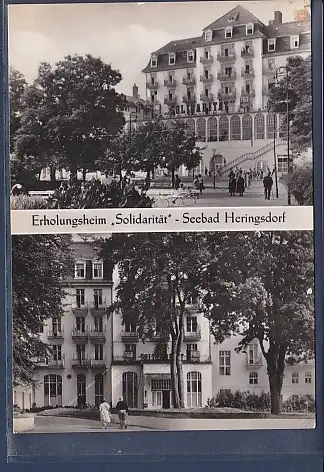 [Ansichtskarte] AK Erholungsheim Solidarität - Seebad Heringsdorf 2.Ansichten 1968. 