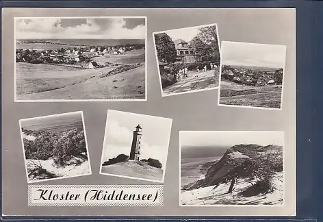 [Ansichtskarte] AK Kloster ( Hiddensee) 6.Ansichten 1966. 