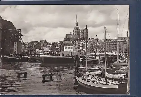 [Ansichtskarte] AK Stralsund - Hafen 1966. 